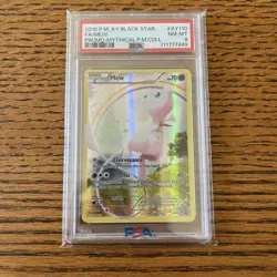 777 😇 Cert 👼🏻 Pokemon Generations Mythical Mew Full Art XY110 Promo PSA 8 NM - Image 1