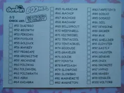 ARCANIN / ARCANINE #59 - DUNKIN BOOMER 2000 - CARTE POKEMON - TRES BON ETAT - Image 4