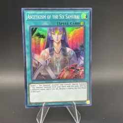 Yugioh Asceticism of the Six Samurai SPWA-EN048 Spirit Warriors 1st Edition NM - Image 1