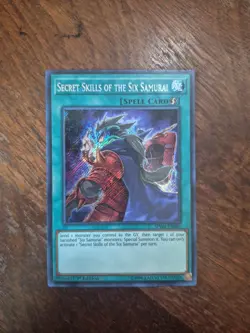 Yugioh Secret Skills of the Six Samurai SPWA-EN007 Secret Rare 1st Ed NM - Image 1