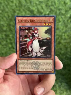 YUGIOH BLMM-EN058 KITCHEN DRAGONMAID - EMBLAZONED ULTRA 1st EDITION - Image 1