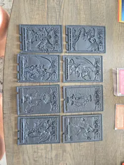 Yugioh 1996 Hard Plastic Cards, Lot Of 9 - See Description For Cards Incl. - Image 1