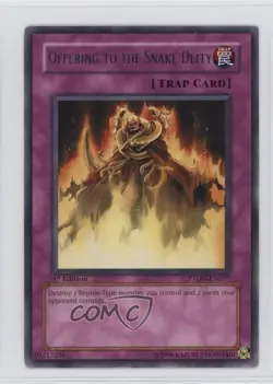 Offering to the Snake Deity 1st Ed. YuGiOh Phanm Darkness #PTDN-EN077 2008 1e7 - Image 1
