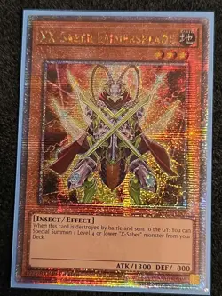 Yugioh! TCG XX-Saber Emmersblade (Quarter Century Secret Rare) RA04-EN141 NM/M - Image 1