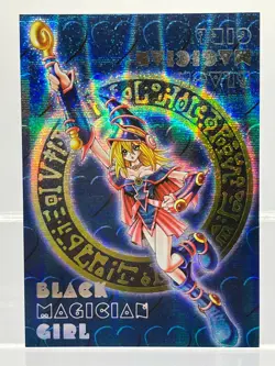 Yugioh Dark Magician Girl DDM Promo Dungeon Dice Monsters Blue MP - Image 1
