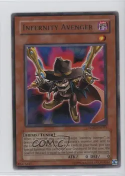 Infernity Avenger Unlimited YuGiOh The Shining Darkness #TSHD-EN015 2010 1e7 - Image 1