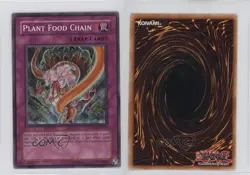 Plant Food Chain Unlimited YuGiOh Crossroads of Chaos #CSOC-EN076 2008 1e7 - Image 3