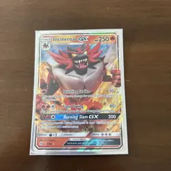 Pokemon Incineroar GX TCG Sun & Moon Holo Ultra Rare Card 27/149 NM Condition - Image 1