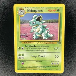 🔥 Nidoqueen 23/64 🔥 Original Non Holo Rare Jungle Set Pokemon Card WOTC 1999 - Image 2