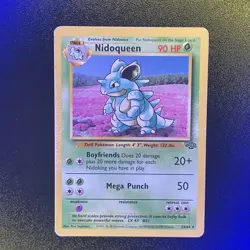 🔥 Nidoqueen 23/64 🔥 Original Non Holo Rare Jungle Set Pokemon Card WOTC 1999 - Image 2