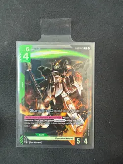 Gundam Deathscythe GD01-025 LR GUNDAM TCG CARD GAME FOIL ENGLISH NEWTYPE RISING - Image 1