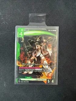 Gundam Deathscythe GD01-025 LR GUNDAM TCG CARD GAME FOIL ENGLISH NEWTYPE RISING - Image 3