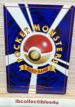 Gastly No. 092 Pokemon Card Base Set Japanese Vintage NM - Image 2