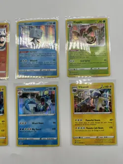 8 Pokemon TCG Card Bulk Lot Rebel Clash Holo Rare Gyarados Coalossal Luxray MINT - Image 2