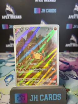 Klawf 217/198 Scarlet & Violet Base Set IR Holo Pokemon Card NM - Image 1