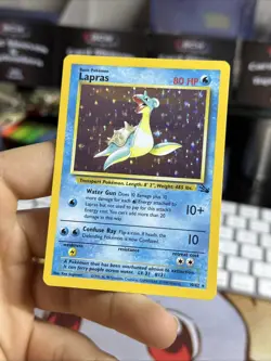Lapras 10/62 Fossil 1999 Holo Rare WOTC Pokemon Card TCG - Image 4