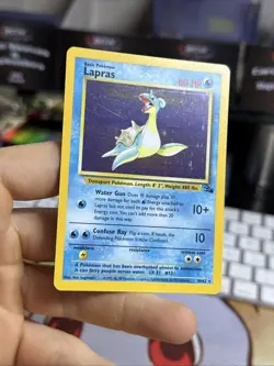 Lapras 10/62 Fossil 1999 Holo Rare WOTC Pokemon Card TCG - Image 5