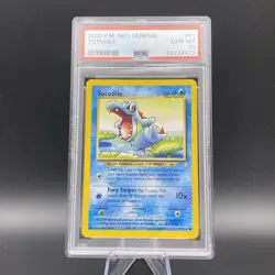 2000 Pokemon Neo Genesis #81 Totodile PSA 10 Card GEM MINT! Trusted Seller! Pop7 - Image 1