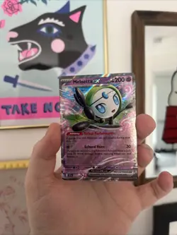 Meloetta Ex 044/086 - Black Bolt Double Rare Pokemon TCG English Card - Image 1