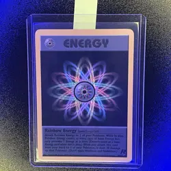 🔥 Rainbow Energy 80/82 🔥 Non Holo Rare Team Rocket Set Pokemon Card WOTC TCG - Image 1