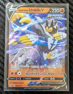 Rapid Strike Urshifu V 087/163 Battle Styles Ur Holo Pokemon Card - Image 1
