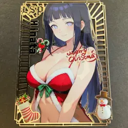 Goddess Story Gold METAL Card - Maiden Party - Serial Number #/200! Hinata Anime - Image 1