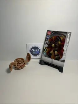 Bakugan B2 Subterra Gorem (Not B1 Classic) 450G W/Card RARE - Image 1