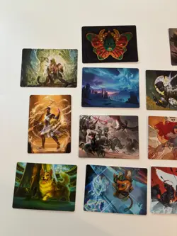 MTG: Magic the Gathering BIG ART SERIES LOT OF 13 CARDS MULTIPLE SETS - Image 3