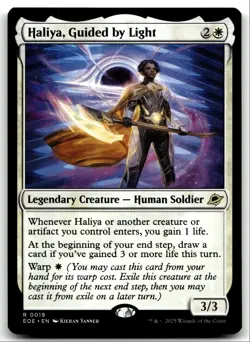 #19 Haliya, Guided by Light NM 2025 MTG Edge of Eternities R - Image 1