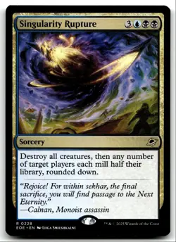#228 Singularity Rupture NM 2025 MTG Edge of Eternities R - Image 1