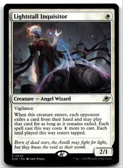 #24 Lightstall Inquisitor NM 2025 MTG Edge of Eternities R - Image 1