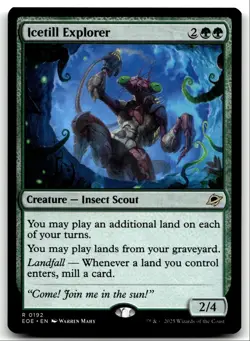 #192 Icetill Explorer NM 2025 MTG Edge of Eternities R - Image 1