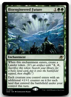 #172 Bioengineered Future NM 2025 MTG Edge of Eternities R - Image 1