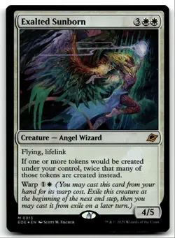 #15 Exalted Sunborn NM FOIL 2025 MTG Edge of Eternities M - Image 1
