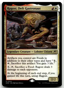 #224 Ragost, Deft Gastronaut NM 2025 MTG Edge of Eternities R - Image 1