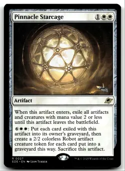 #27 Pinnacle Starcage NM 2025 MTG Edge of Eternities R - Image 1