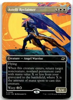 #288 Astelli Reclaimer NM Borderless 2025 MTG Edge of Eternities R - Image 1