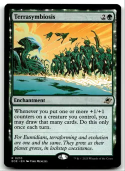 #210 Terrasymbiosis NM 2025 MTG Edge of Eternities R - Image 1