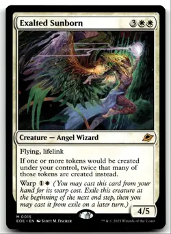 #15 Exalted Sunborn NM 2025 MTG Edge of Eternities M - Image 1