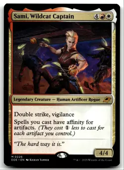 #226 Sami, Wildcat Captain NM 2025 MTG Edge of Eternities M - Image 1