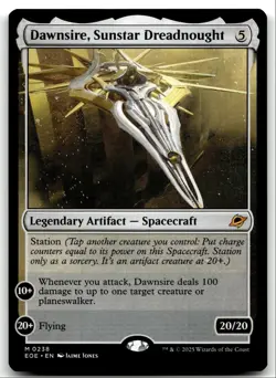 #238 Dawnsire, Sunstar Dreadnought NM 2025 MTG Edge of Eternities M - Image 1