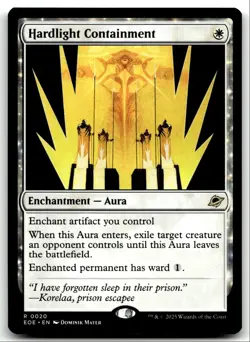 #20 Hardlight Containment NM 2025 MTG Edge of Eternities R - Image 1