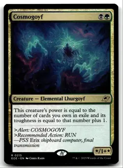 #215 Cosmogoyf NM 2025 MTG Edge of Eternities R - Image 1