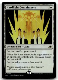 #20 Hardlight Containment NM FOIL 2025 MTG Edge of Eternities R - Image 1