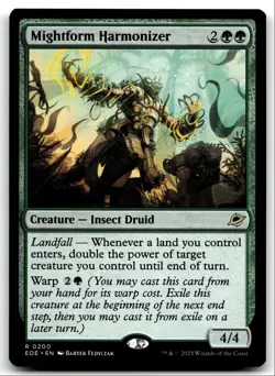 #200 Mightform Harmonizer NM 2025 MTG Edge of Eternities R - Image 1