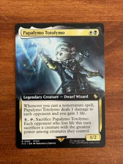 x1 Papalymo Totolymo - Extended Art R MTG Commander: Final Fantasy M/NM, English - Image 1