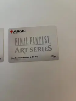 MTG: Magic the Gathering Final Fantasy Dion & Shadow GOLD STAMP ART SERIES - Image 3