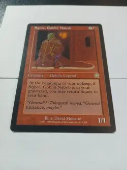 MTG Squee, Goblin Nabob Mercadian Masques Near Mint Condition ●18 - Image 5