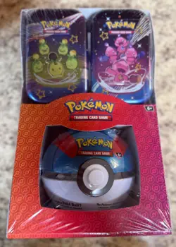 Pokemon Scarlet Violet Paldean Fates 3 Pack 2 Mini Tins 1 Pokeball Sam's Box NEW - Image 5
