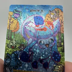 Pokiebubies V2 Glacie X 1st Edition Fan Art Chef Ken Lee Pokemon Glaceon 175 - Image 2
